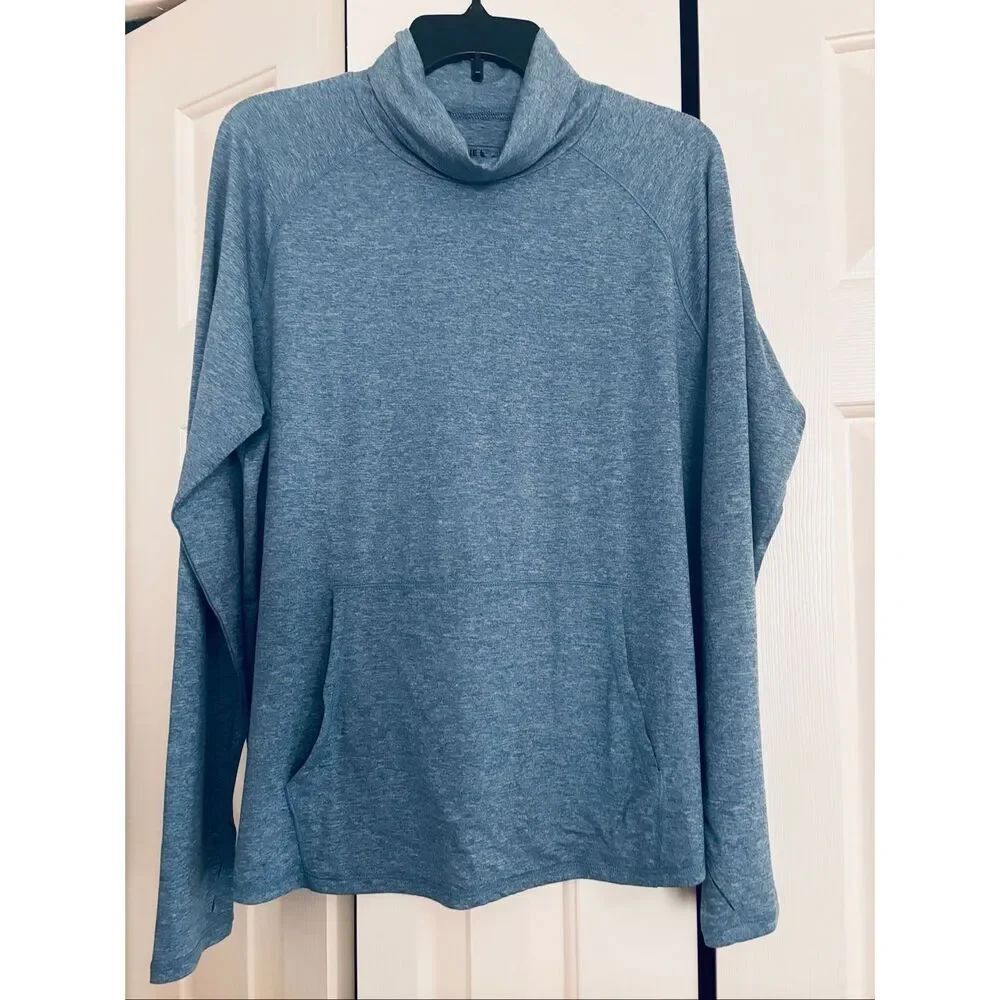 Eddie Bauer Funnel Neck Long Sleeve Activewear Top